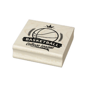 Uni Basketball Gummistempel