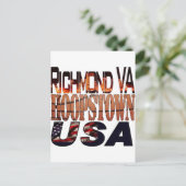 Uni Basketball Hoopstown Postkarte (Stehend Vorderseite)