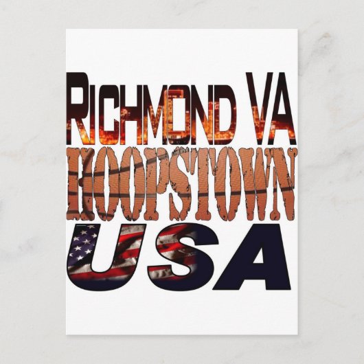 Uni Basketball Hoopstown Postkarte (Vorderseite)