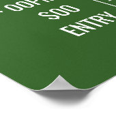 Uni Beer Pong Turnier hinzufügen Logo und Foto Poster (Ecke)