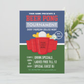 Uni Beer Pong Turnier hinzufügen Logo-Werbung (Stehend Vorderseite)
