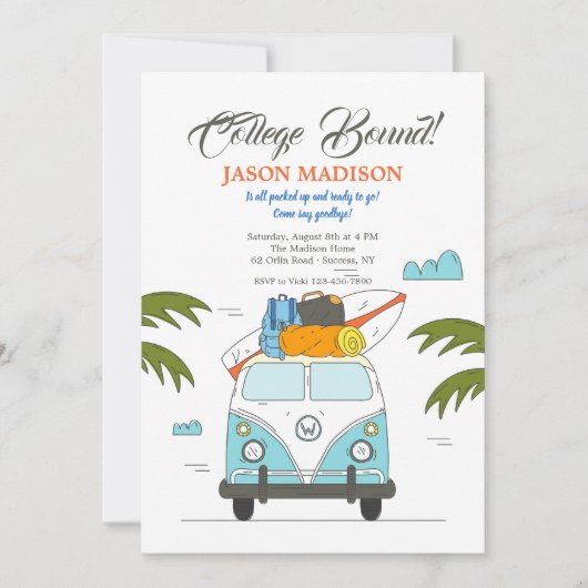 Uni - begrenzte Einladung (Vorderseite)