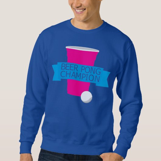Uni Bierpong Champion Sweatshirt (Vorderseite)