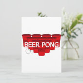 Uni Bierpong Einladung (Stehend Vorderseite)