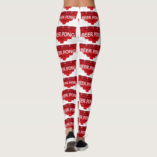 Uni Bierpong Leggings (Rückseite)