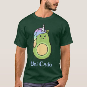 Uni Cado, Niedlich Avocado, Funny Unicorn, Guacamo T-Shirt