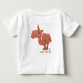 Uni-Camel-T-Shirt Baby T-shirt (Rückseite)