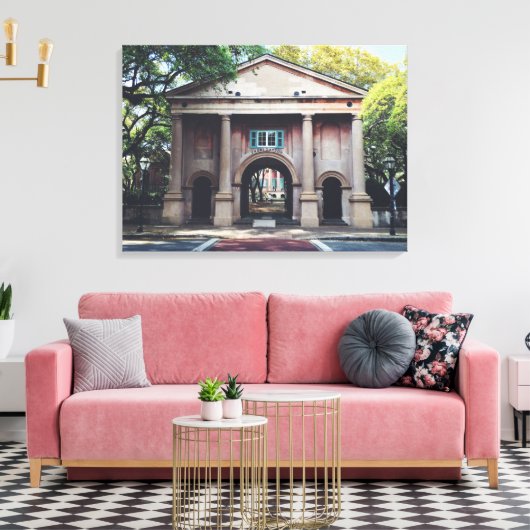 Uni Charleston Leinwanddruck (Insitu (Wohnzimmer))