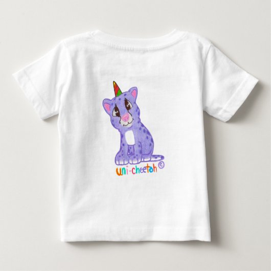 Uni-Cheetah Tshirt (Rückseite)
