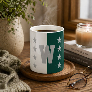 Uni Colors Hunter Green & White Kaffeetasse