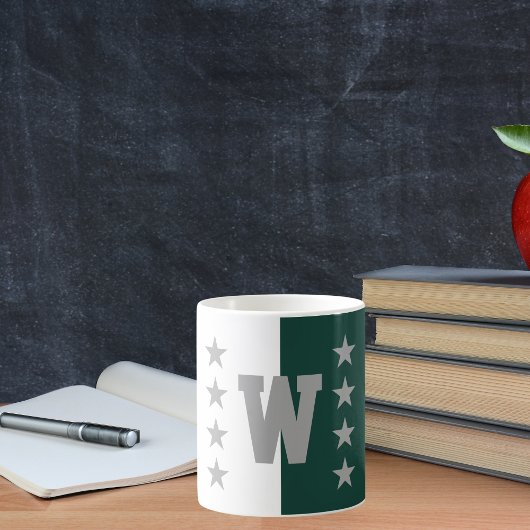 Uni Colors Hunter Green & White Kaffeetasse