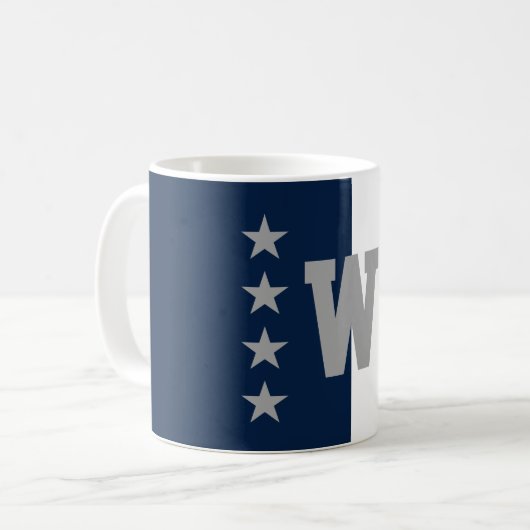 Uni Colors Navy Blue Kaffeetasse (Vorderseite Links)