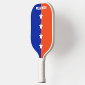 Uni Colors Royal Blue & Orange Pickleball Schläger (Links)