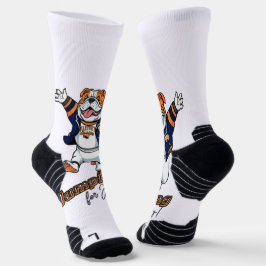 Uni Cool | Jumping Bulldog Vector Socken