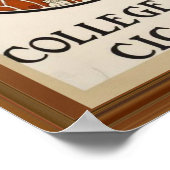 Uni Days Cigars Vintage männliche Circle Ad Poster (Ecke)