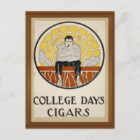 Uni Days Cigars Vintage männliche Circle Ad
