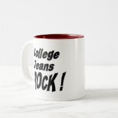 Uni-Dekane Rock! Tasse (Vorderseite Links)