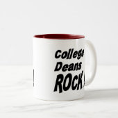 Uni-Dekane Rock! Tasse (VorderseiteRechts)