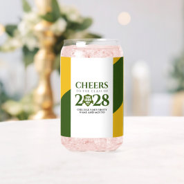 Uni der Green Gold School Abschluss Dosenglas