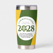 Uni der Green Gold School Abschluss Thermobecher (Vorderseite)