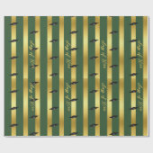 Uni der Grüne Schule Abschluss Geschenkpapier (Flach)