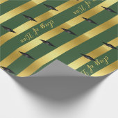 Uni der Grüne Schule Abschluss Geschenkpapier (Ecke)