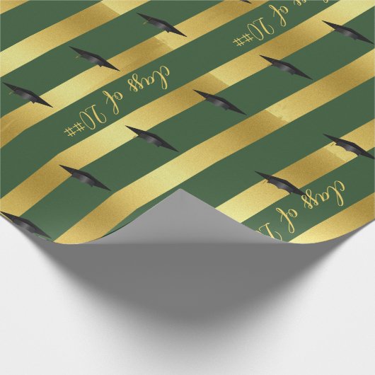 Uni der Grüne Schule Abschluss Geschenkpapier (Ecke)