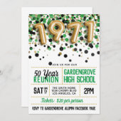 Uni der Hochschule 1971 Wiedersehen Einladung (Vorne/Hinten)