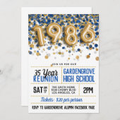 Uni der Hochschule 1986 Wiedersehen Einladung (Vorne/Hinten)