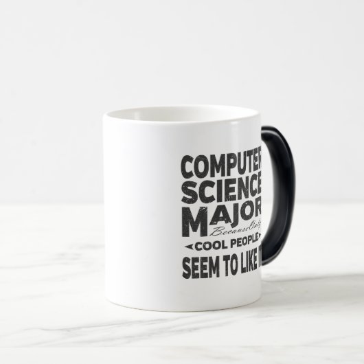 Uni der Informatik große Coole Menschen Verwandlungstasse (VorderseiteRechts)