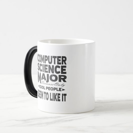 Uni der Informatik große Coole Menschen Verwandlungstasse (Vorderseite Links)