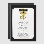 Uni der Osteopathischen Medizin DO Arzt Grad Magneteinladung (Vorne/Hinten)