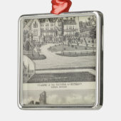 Uni der Schwestern von Bethany Silbernes Ornament (Links)