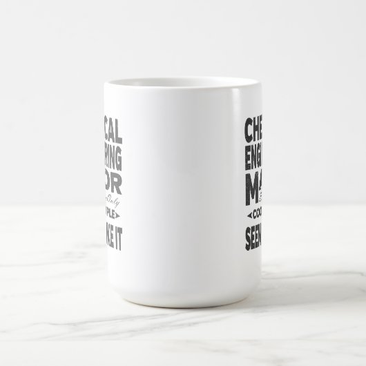 Uni des Chemieingenieurs Coole Menschen Kaffeetasse (Mittel)