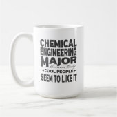 Uni des Chemieingenieurs Coole Menschen Kaffeetasse (Links)