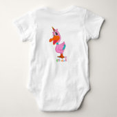 Uni-Duck One Piece Baby Strampler (Rückseite)