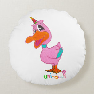 Uni Duck Pillow Rundes Kissen