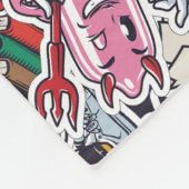 Uni Dynamic Art Urban Graffiti-Muster Fleecedecke (Ecke)