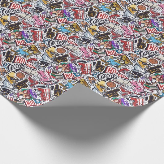 Uni Dynamic Art Urban Graffiti-Muster Geschenkpapier (Ecke)