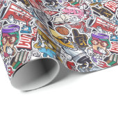 Uni Dynamic Art Urban Graffiti-Muster Geschenkpapier (Rolleneckpunkt)