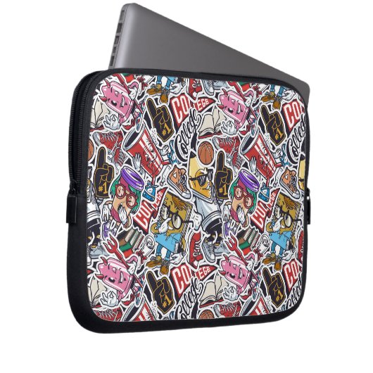 Uni Dynamic Art Urban Graffiti-Muster Laptopschutzhülle (Vorne Rechts)