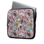 Uni Dynamic Art Urban Graffiti-Muster Laptopschutzhülle (Vorderseite Links)