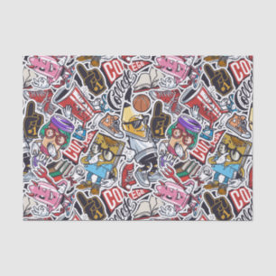 Uni Dynamic Art Urban Graffiti-Muster Seidenpapier