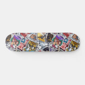 Uni Dynamic Art Urban Graffiti-Muster Skateboard (Horizontal)