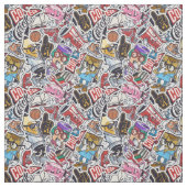 Uni Dynamic Art Urban Graffiti-Muster Stoff (Muster)