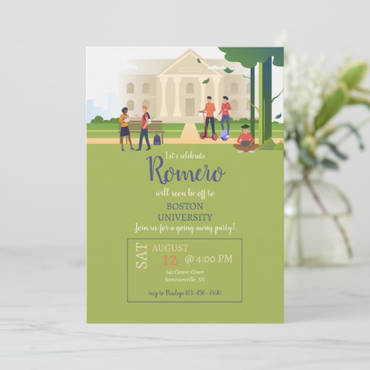 Uni Einladung (Stehend Vorderseite)