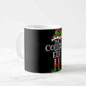 Uni Elf Fun Matching Pajama Group Christmas Wo Kaffeetasse (Vorderseite Links)