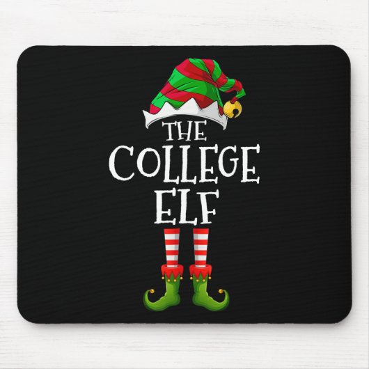 Uni Elf Fun Matching Pajama Group Christmas Wo Mousepad (Vorne)