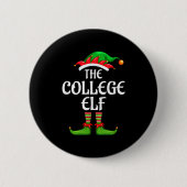 Uni Elf Matching Familiengruppe Weihnachts-Party Button (Vorderseite)