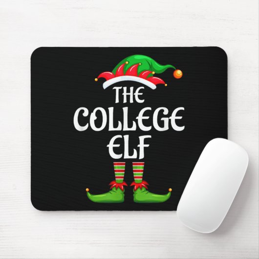Uni Elf Matching Familiengruppe Weihnachts-Party Mousepad (Mit Mouse)